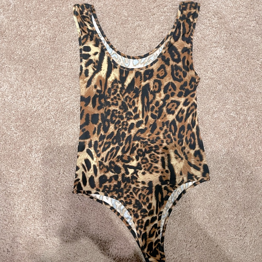 Forever 21 Leopard Print Bodysuit